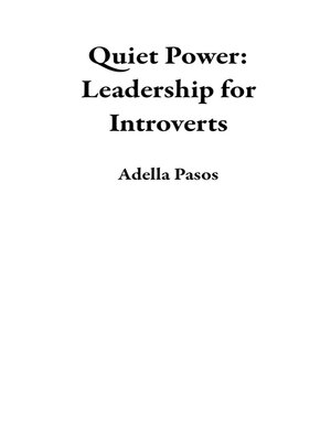 cover image of Quiet Power